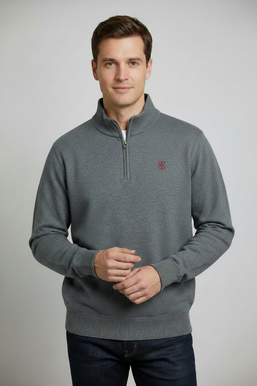 Ace'd Knit Quarter Zip