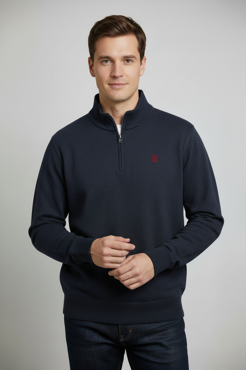 Ace'd Knit Quarter Zip
